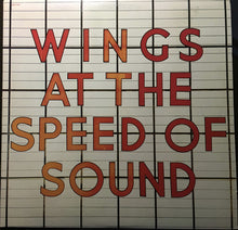 Load image into Gallery viewer, Wings (2) : Wings At The Speed Of Sound (LP, Album, Jac)