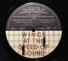 Load image into Gallery viewer, Wings (2) : Wings At The Speed Of Sound (LP, Album, Jac)