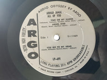 Load image into Gallery viewer, Ahmad Jamal : All Of You (LP, Album, Mono)