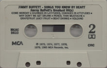 Load image into Gallery viewer, Jimmy Buffett : Songs You Know By Heart - Jimmy Buffett&#39;s Greatest Hit(s) (Cass, Comp, Club, Dol)