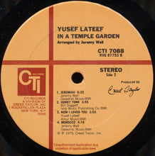 Load image into Gallery viewer, Yusef Lateef : In A Temple Garden (LP, Album, Gat)