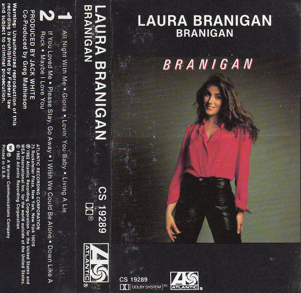 Laura Branigan : Branigan (Cass, Album)