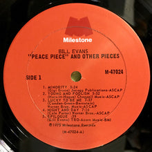 Load image into Gallery viewer, Bill Evans : Peace Piece And Other Pieces (2xLP, Mono, RM, Gat)