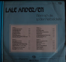 Load image into Gallery viewer, Lale Andersen : Wenn Sich Die Späten Nebel Drehn (2xLP, Comp, Gat)