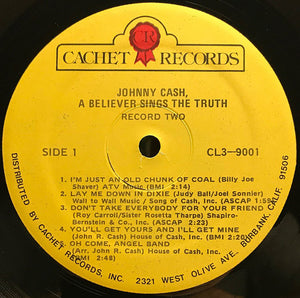 Johnny Cash : A Believer Sings The Truth (2xLP, Album)