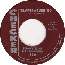 Load image into Gallery viewer, Sonny Boy Williamson (2) : Temperature 110 / Lonesome Cabin (7&quot;, Single)
