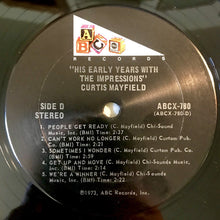 Load image into Gallery viewer, Curtis Mayfield : His Early Years With The Impressions (2xLP, Comp, San)