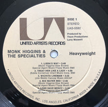 Load image into Gallery viewer, Monk Higgins &amp; The Specialties : Heavyweight (LP, Album)