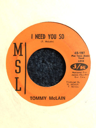 Tommy McLain : Sweet Dreams / I Need You So (7