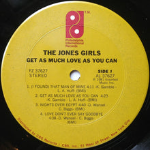 Load image into Gallery viewer, The Jones Girls : Get As Much Love As You Can (LP, Album)