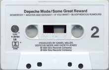 Load image into Gallery viewer, Depeche Mode : Some Great Reward (Cass, Album, SR)