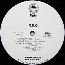 Load image into Gallery viewer, REO Speedwagon : R.E.O. (LP, Album, Promo, Pit)