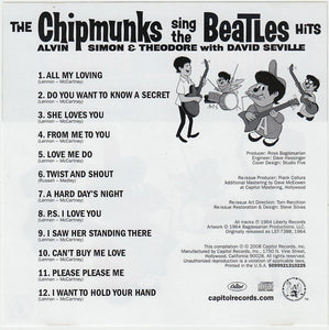 Buy The Chipmunks : The Chipmunks Sing The Beatles Hits (CD, Album