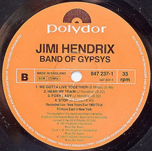 Load image into Gallery viewer, Jimi Hendrix : Band Of Gypsys (LP, Album, RE)