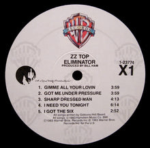 Load image into Gallery viewer, ZZ Top : Eliminator (LP, Album, Jac)