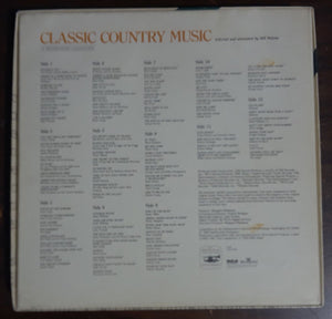 Various : Classic Country Music (6xLP, Comp + Box)