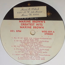 Load image into Gallery viewer, Maxine Brown : Maxine Brown&#39;s Greatest Hits (LP, Comp)