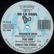 Load image into Gallery viewer, De La Soul : Plug Tunin&#39; / Freedom Of Speak (12&quot;)