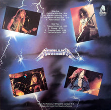 Load image into Gallery viewer, Metallica : Ride The Lightning (LP, Album)