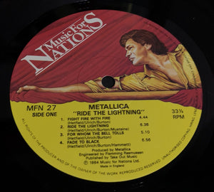 Metallica : Ride The Lightning (LP, Album)
