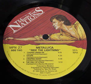 Metallica : Ride The Lightning (LP, Album)