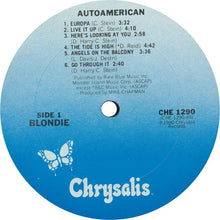 Load image into Gallery viewer, Blondie : AutoAmerican (LP, Album, San)