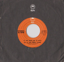 Load image into Gallery viewer, Sly &amp; The Family Stone : If You Want Me To Stay (7&quot;, Single)