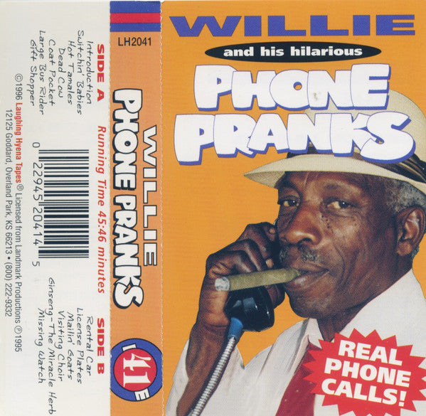 Willie P. Richardson : Willie And His Hilarious Phone Pranks (Cass, Album)