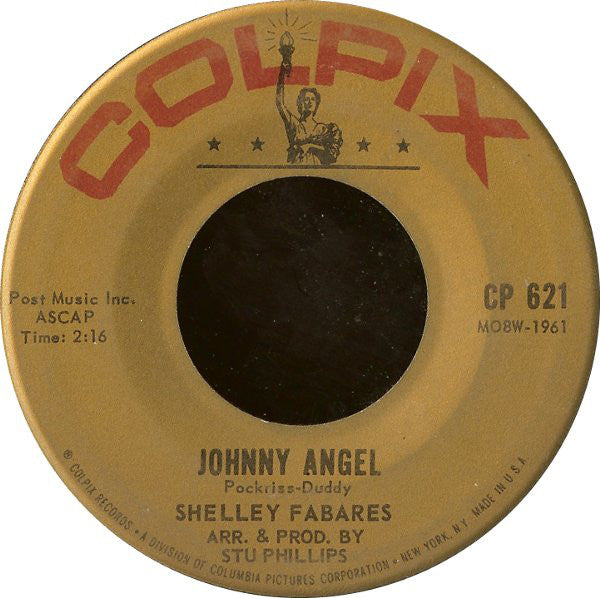 Buy Shelley Fabares : Johnny Angel / Where's It Gonna Get Me? (7", Single, Ind) Online for a great price – Media Mania of Stockbridge