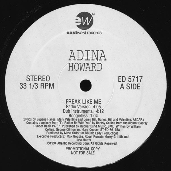 Buy Adina Howard Freak Like Me (12