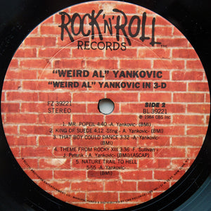 "Weird Al" Yankovic : In 3-D (LP, Album, Pit)