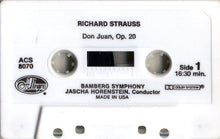 Load image into Gallery viewer, Richard Strauss - Bamberger Symphoniker Conductors Jascha Horenstein &amp; Heinrich Hollreiser : Don Juan, Op. 20 / Till Eulenspiegel, Op. 28 / &quot;Der Rosenkavalier&quot; (The First Waltz Sequence) (Cass, RE, Dol)