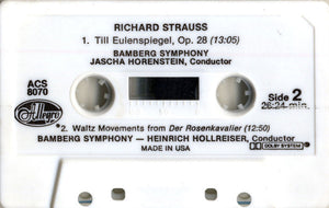 Richard Strauss - Bamberger Symphoniker Conductors Jascha Horenstein & Heinrich Hollreiser : Don Juan, Op. 20 / Till Eulenspiegel, Op. 28 / "Der Rosenkavalier" (The First Waltz Sequence) (Cass, RE, Dol)