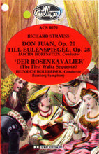 Load image into Gallery viewer, Richard Strauss - Bamberger Symphoniker Conductors Jascha Horenstein &amp; Heinrich Hollreiser : Don Juan, Op. 20 / Till Eulenspiegel, Op. 28 / &quot;Der Rosenkavalier&quot; (The First Waltz Sequence) (Cass, RE, Dol)