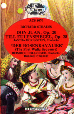 Richard Strauss - Bamberger Symphoniker Conductors Jascha Horenstein & Heinrich Hollreiser : Don Juan, Op. 20 / Till Eulenspiegel, Op. 28 / 