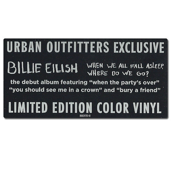 Billie Eilish: When We All Fall Asleep, Where Do We Go? (Colored Vinyl)  Vinyl LP