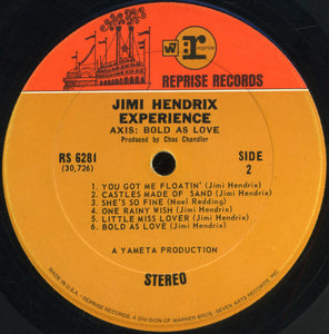 The Jimi Hendrix Experience : Axis: Bold As Love (LP, Album, RP, Pit)