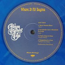 Load image into Gallery viewer, The Allman Brothers Band : Where It All Begins (2xLP, Album, Etch, Ltd, Num, RE, RP, Blu)