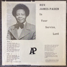 Load image into Gallery viewer, Rev. James Paden : In Your Service, Lord (LP)