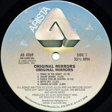 Load image into Gallery viewer, Original Mirrors : Original Mirrors (LP, Album, Ter)