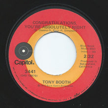 Load image into Gallery viewer, Tony Booth : Lonesome 7-7203 (7")