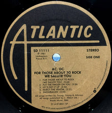 Load image into Gallery viewer, AC/DC : For Those About To Rock (We Salute You) (LP, Album, Spe)
