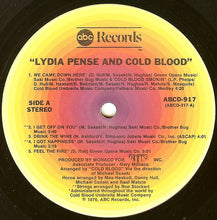 Load image into Gallery viewer, Lydia Pense &amp; Cold Blood : Lydia Pense &amp; Cold Blood (LP, Album)