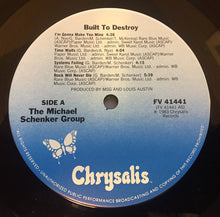 Load image into Gallery viewer, The Michael Schenker Group : Built To Destroy (LP, Album, Car)
