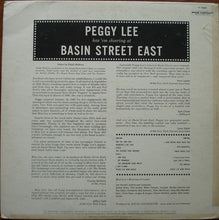 Load image into Gallery viewer, Peggy Lee : Basin Street East Proudly Presents Miss Peggy Lee Recorded At The Fabulous New York Club (LP, Album, Mono)