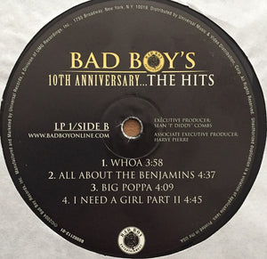 Various : Bad Boy's 10th Anniversary...The Hits (2xLP, Comp)
