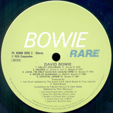 Load image into Gallery viewer, David Bowie : Rare (LP, Comp)