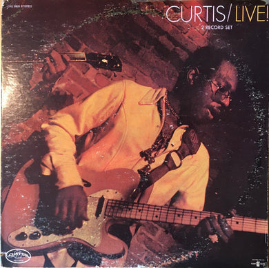 Curtis Mayfield : Curtis / Live! (2xLP, Album, RP,  Ga)