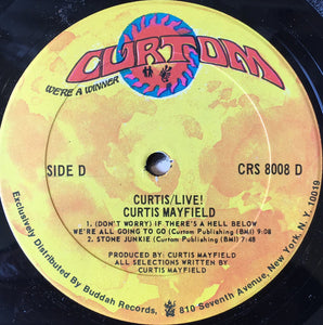 Curtis Mayfield : Curtis / Live! (2xLP, Album, RP,  Ga)