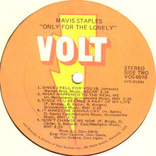 Load image into Gallery viewer, Mavis Staples : Only For The Lonely (LP, Album, RP)